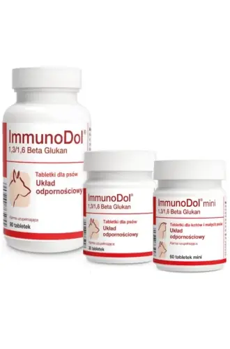 Zniżka Dolfos Dolvit ImmunoDol (uk艂ad odporno艣ciowy) - tabletki dla ps贸w i kot贸w
