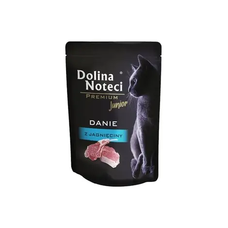 Dolina Noteci Junior Jagni臋cina saszetka 85g - mokra karma dla koci膮t Wyprzedaż