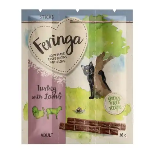 Feringa Sticks (indyk i jagni臋cina) 3 x 6g - przysmaki dla kot贸w Oferta czasowa
