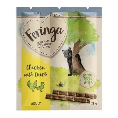 Szybka dostawa Feringa Sticks (kurczak i kaczka) 3 x 6g - przysmaki dla kot贸w