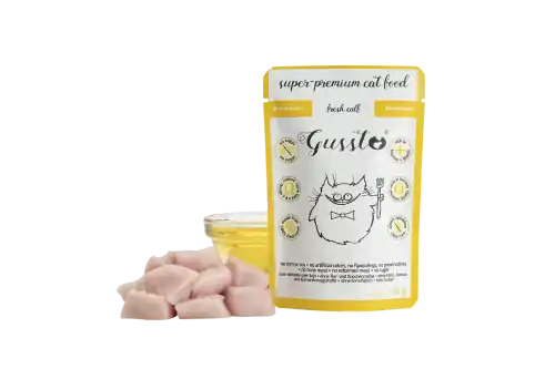 Gussto (艣wie偶a ciel臋cina) saszetka 85g - mokra karma dla kot贸w Niska cena
