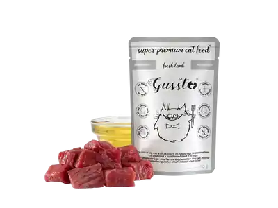 Gussto (艣wie偶a jagni臋cina) saszetka 85g - mokra karma dla kot贸w Wybór klientów
