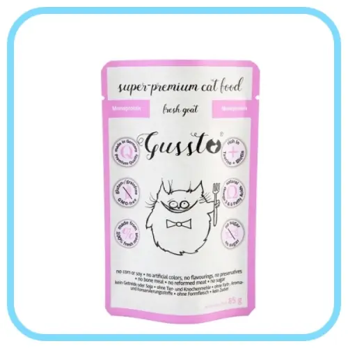 Gussto (艣wie偶a koza) saszetka 85g - mokra karma dla kot贸w Zniżka