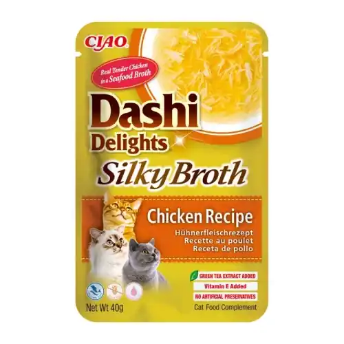 Inaba Dashi Cat Delights Silky kurczak 40g Najlepsza cena