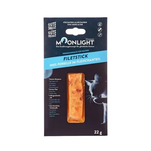 Moonlight filet z pstr膮ga 22g - przysmak dla kota Popularny