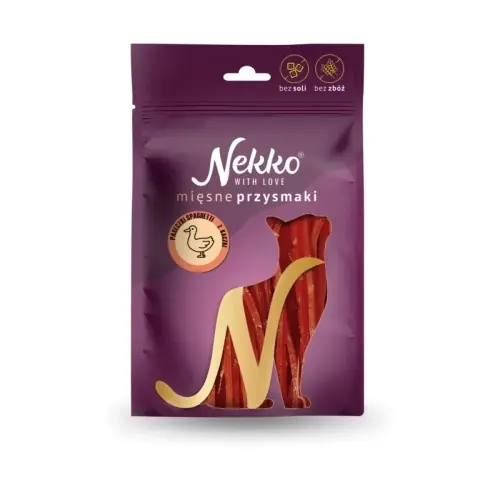 Nekko Przysmak Kot spaghetti z kaczki 50g Promocja