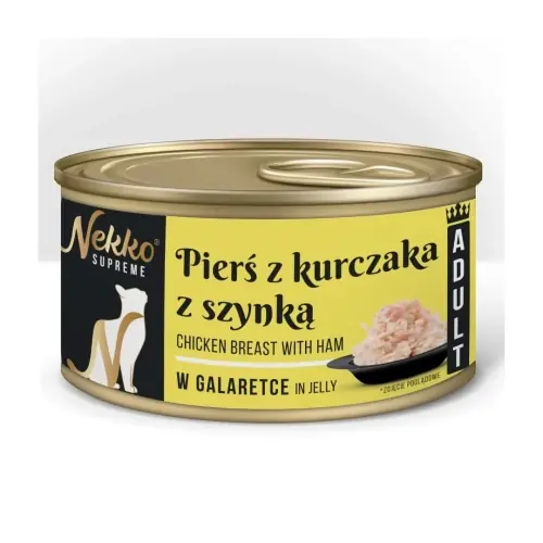 Darmowy zwrot Nekko Supreme galaretka kot kurczak szynka 80g