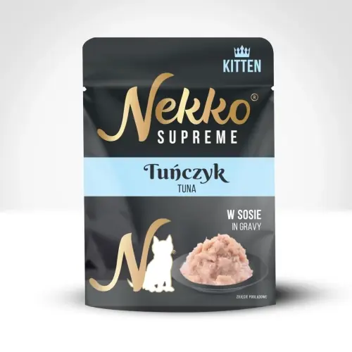 Nekko Supreme saszetka sos koci臋ta tu艅czyk 70g Tylko dziś
