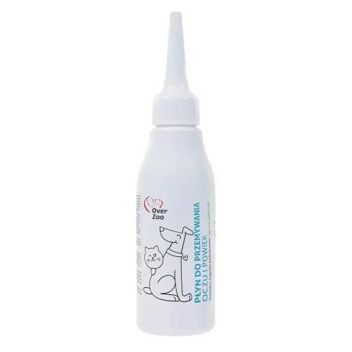Over Zoo P艂yn do oczu i powiek dla ps贸w i kot贸w 75ml Taniej