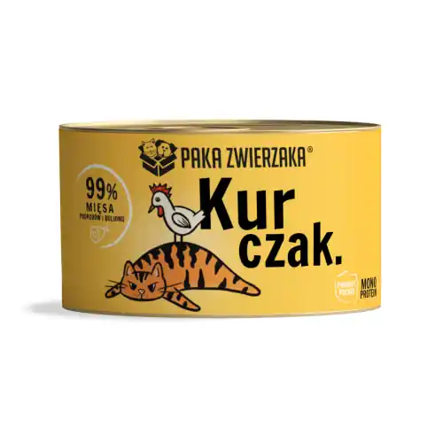 Ostatnia szansa Paka Zwierzaka kurczak 200g - mokra karma dla kot贸w
