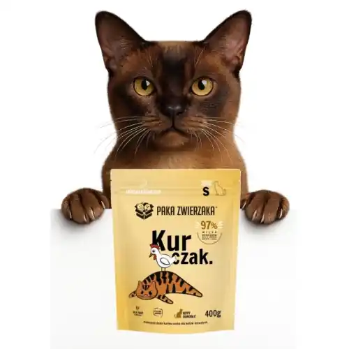 Oferta czasowa Paka Zwierzaka Kurczak S 400g/1,6kg - sucha karma dla kot贸w doros艂ych
