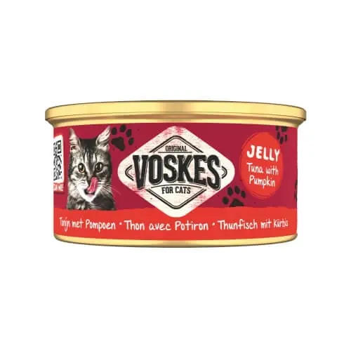 Taniej Voskes tu艅czyk dynia puszka 85g - mokra karma dla kot贸w