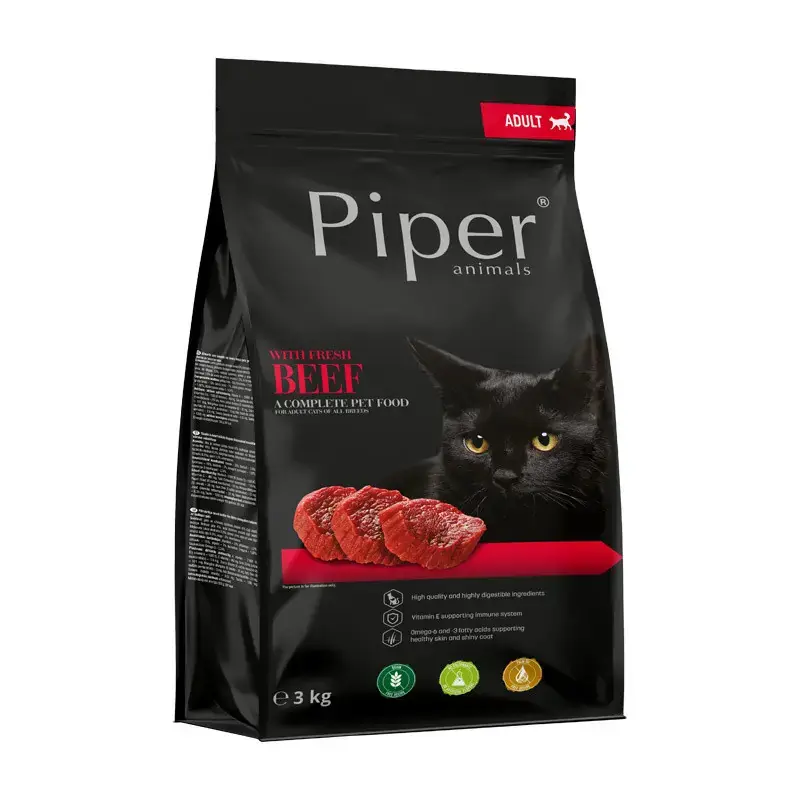 Dolina Noteci Piper Animals sucha karma dla kota z wołowiną Dostępne od ręki
