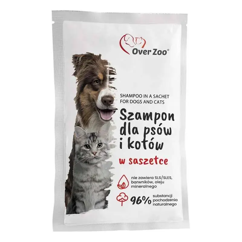 Bestseller Over Zoo Szampon dla psów i kotów w saszetce