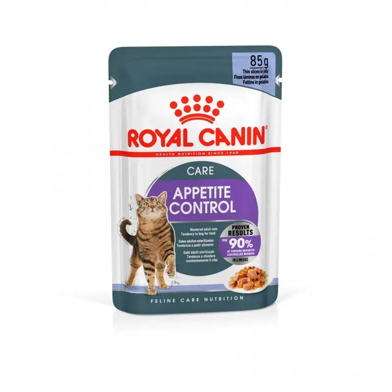 Bezpieczna płatność Royal Canin Appetite Control mokra karma dla kota z dużym apetytem saszetka