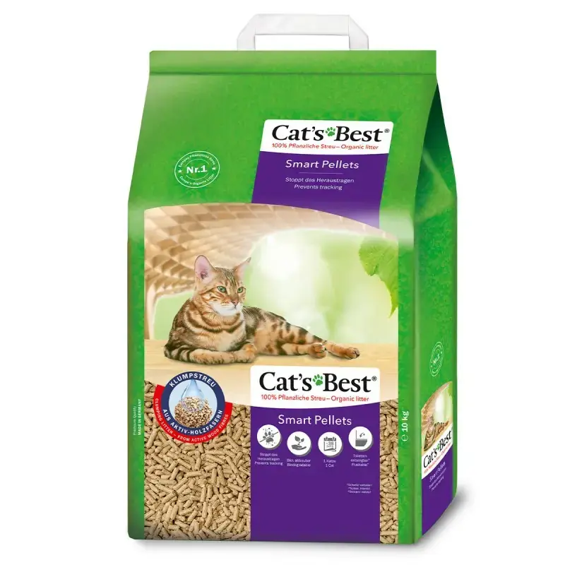 Cat‘s Best Smart Pellets drewniany żwirek dla kota Sprawdź teraz