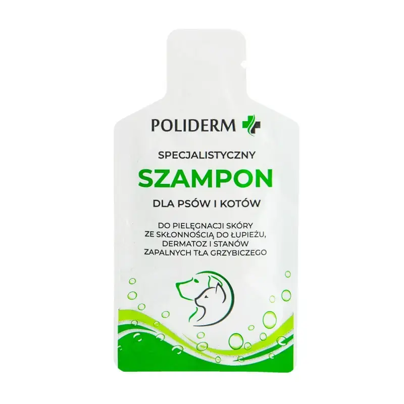 Tylko do końca tygodnia Poliderm Szampon Saszetka 15 ml
