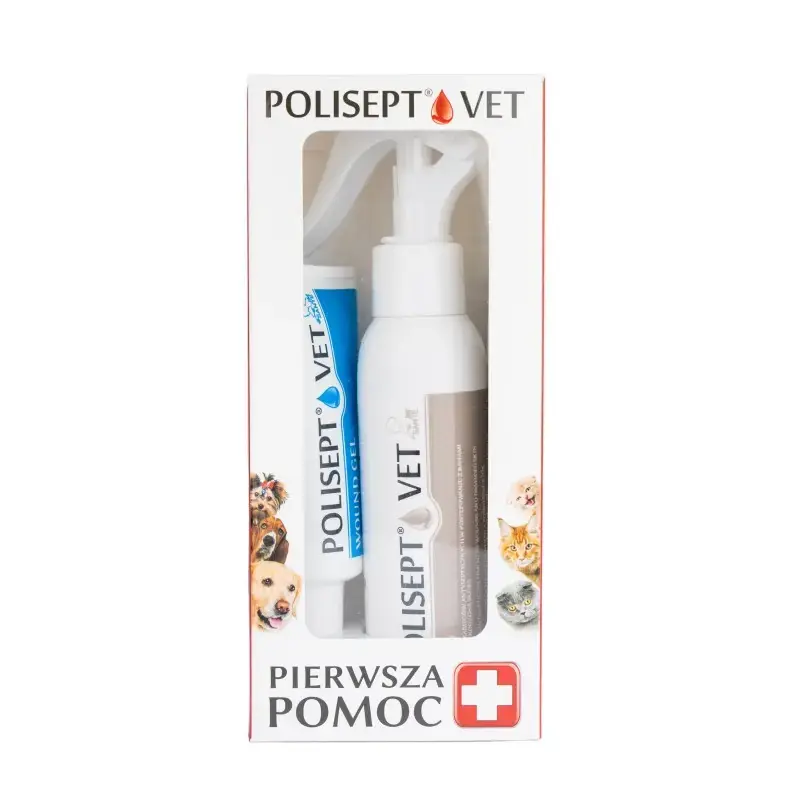 Dostępne od ręki Polisept Vet Pierwsza Pomoc 100+30 ml